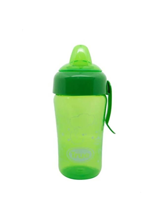True Gold  Silicone Straw Cup 300ml – Green - Image 1