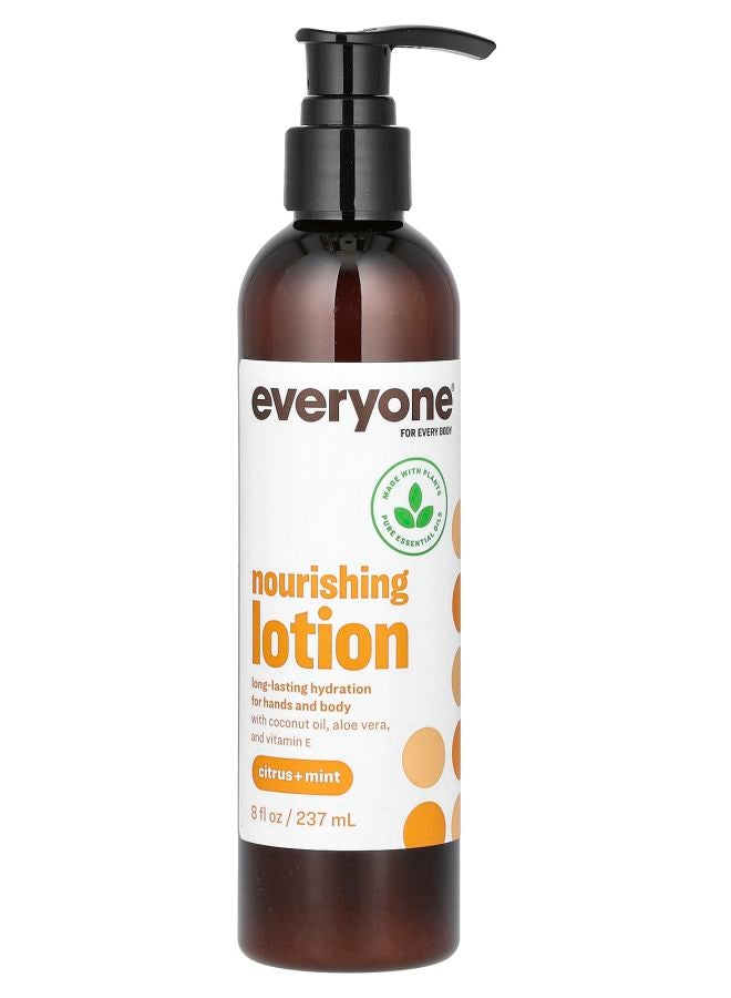 Everyone Nourishing Lotion Citrus + Mint 8 fl oz (237 ml)
