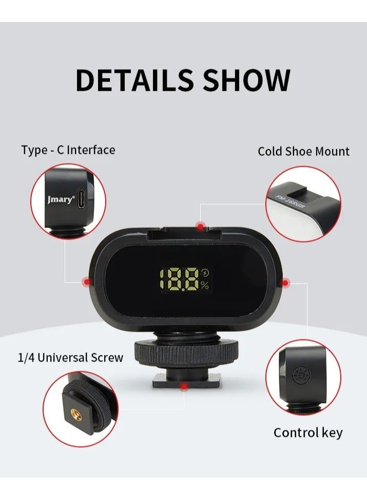 Jmary FM-16 RGB Mini Video Lights LED Camera 360° Full-Colour Portable Photography Lighting Rechargeable Dimmable Panel Lamp With Clip Mount - Image 2