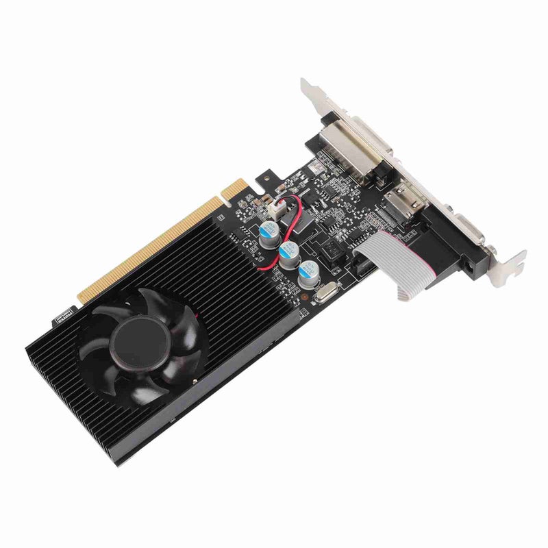 بطاقة رسوميات GT610 ذاكرة 2 جيجا بايت DDR3 بتصميم 64 بت، تردد ذاكرة 810 ميجاهيرتز، تردد نواة 1000 ميجاهيرتز، دقة عرض 2560×1600، بطاقة رسوميات كمبيوتر GT610 2GD3 64 بت - Image 3