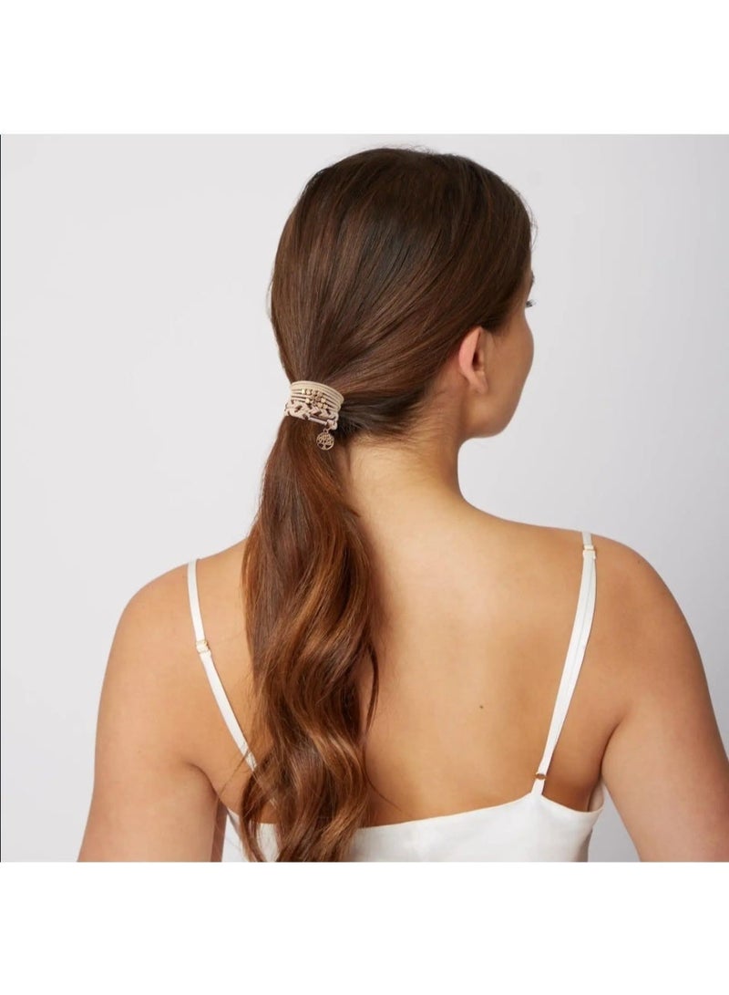 Pack of 10 Pcs Hair Elastic Bands,Fashionable Hair Elastics.Durable and Stretchable Hair Accessories - Image 4