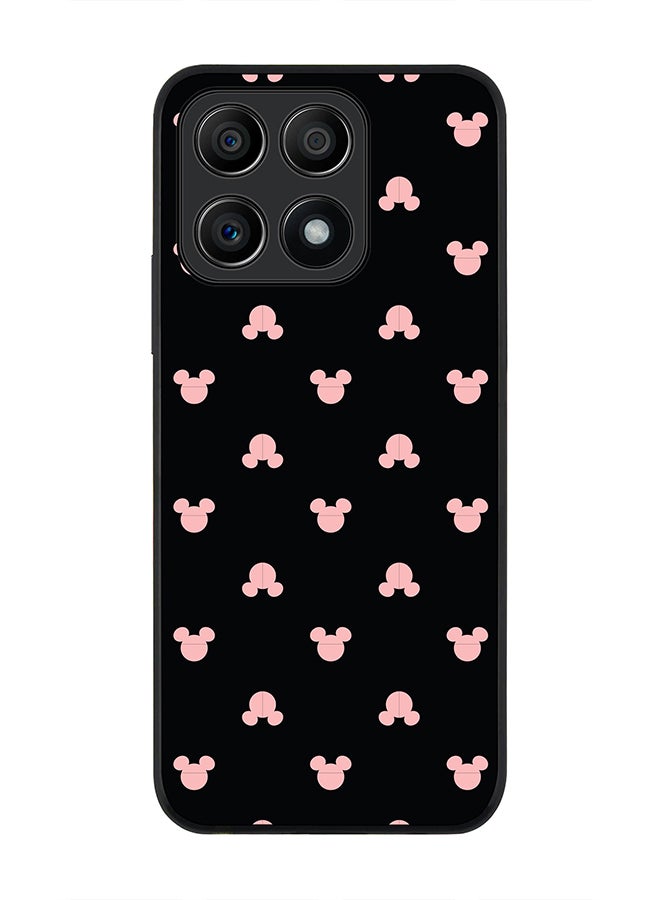 Stylizedd Rugged Black edge case for Honor X8A 4G Slim fit Soft Case Flexible Rubber Edges Anti Drop TPU Gel Thin Cover - Mickey Print - Image 1
