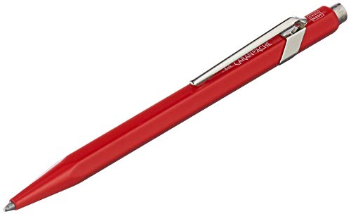 Caran d'Ache Caran Dache 849 Metal Pen Ballpoint Red Red Cartridge 849020 - Image 3