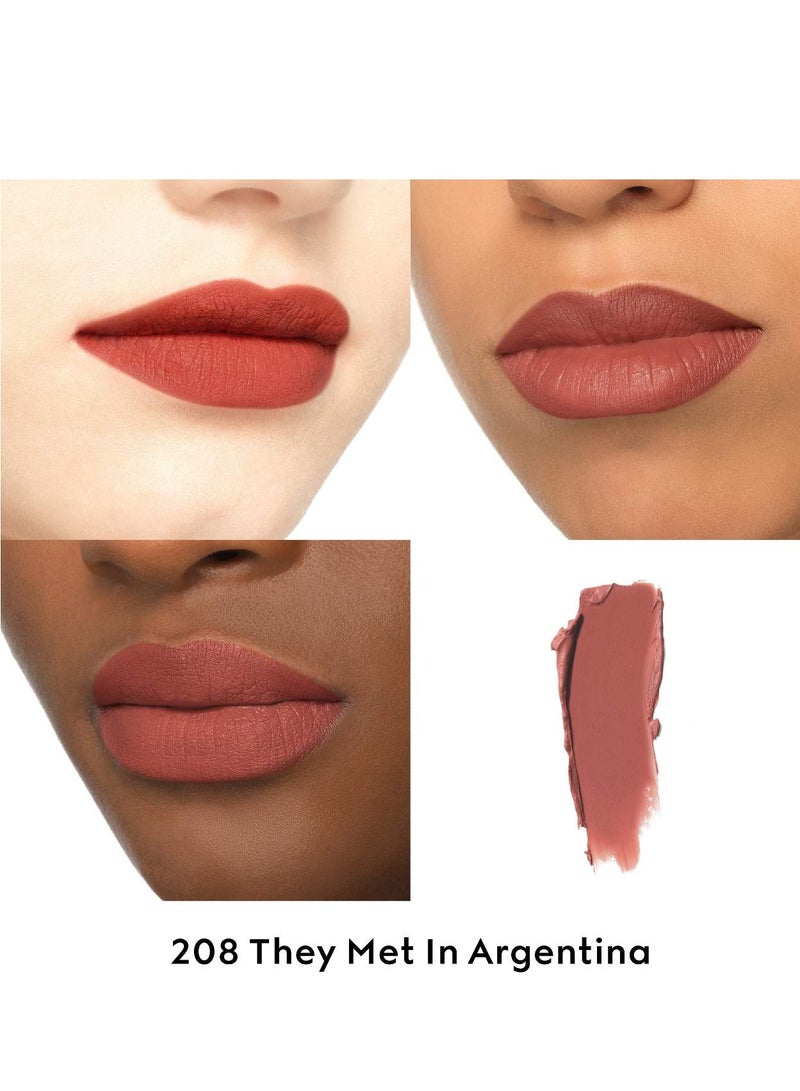 GUCCI Rouge à Lèvres Mat - Matte Lipstick- 208 They Met in Argentina, 3.5g - Image 3