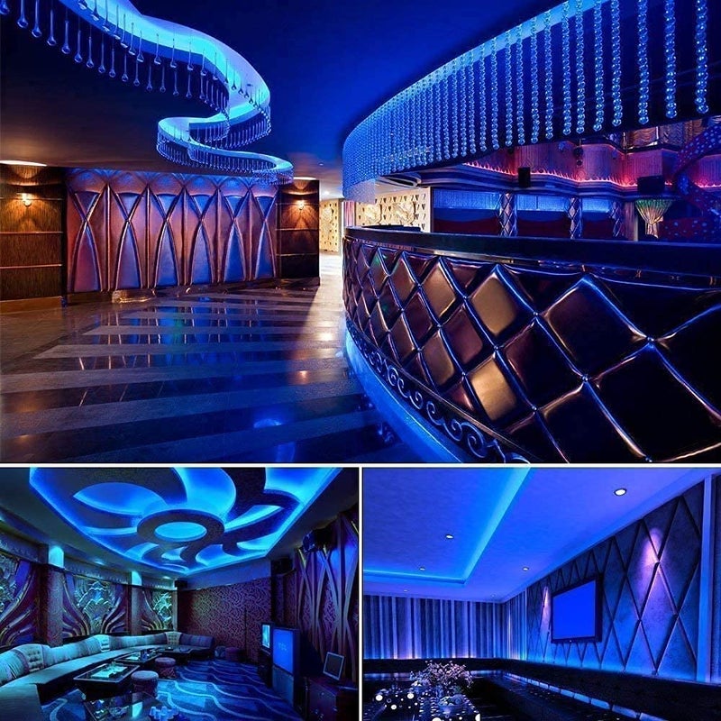 Velocious 3 Meter RGB Strip Light with 24 Button Remote Self Adhesive Complete Strip Light with Kit RGB Backlit tv Kit Ceiling Light Strip Multicolor - Image 3