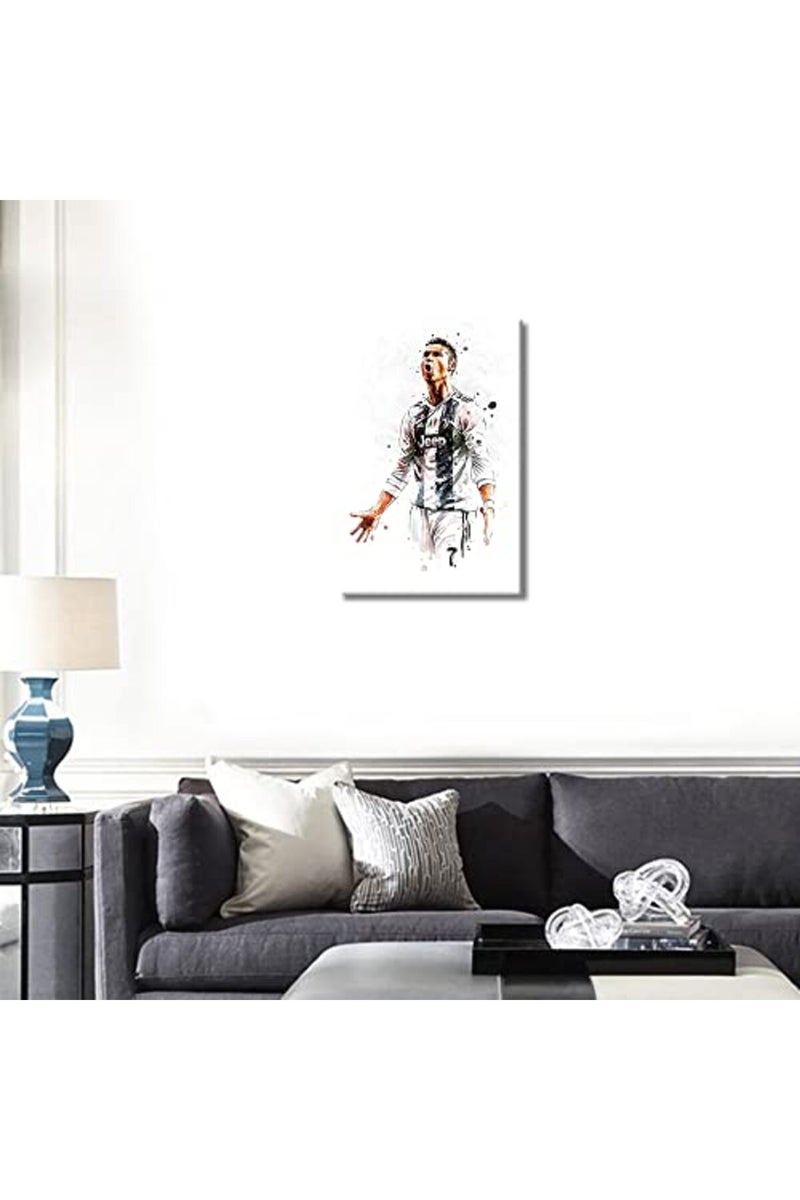 TISHIRON CR7 Canvas Art Poster Wall Decor - Image 3