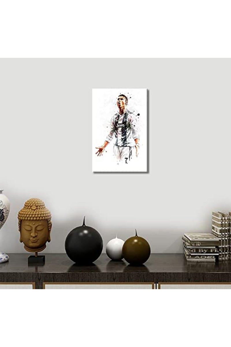 TISHIRON CR7 Canvas Art Poster Wall Decor - Image 2