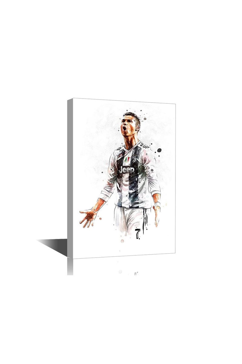 TISHIRON CR7 Canvas Art Poster Wall Decor - Image 1