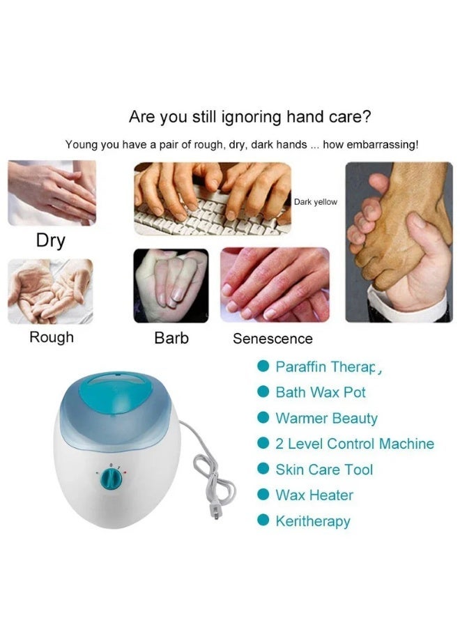 ڤامس لونا جهاز حمام شمع البارافين لليدين والقدمين، مع منظم حرارة تلقائي، 220 فولت ومقبس بريطاني، للترطيب وتخفيف آلام المفاصل - Image 5