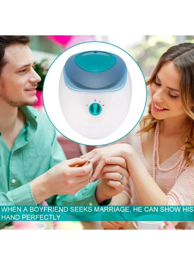 ڤامس لونا جهاز حمام شمع البارافين لليدين والقدمين، مع منظم حرارة تلقائي، 220 فولت ومقبس بريطاني، للترطيب وتخفيف آلام المفاصل - Image 2