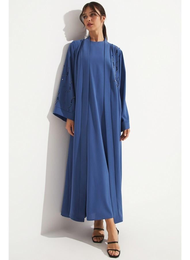 جون عباية جين ستيوند فلووي نيلي - Image 2