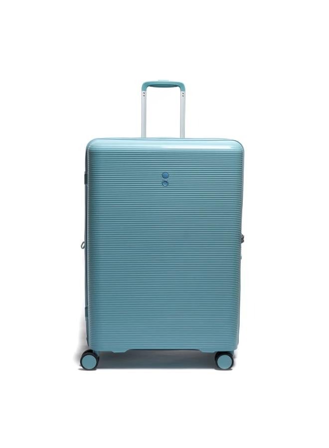 Echolac Forza 65cm Hardcase Expandable 4 Double Wheel Cabin Luggage Trolley Coastal Blue - Image 1