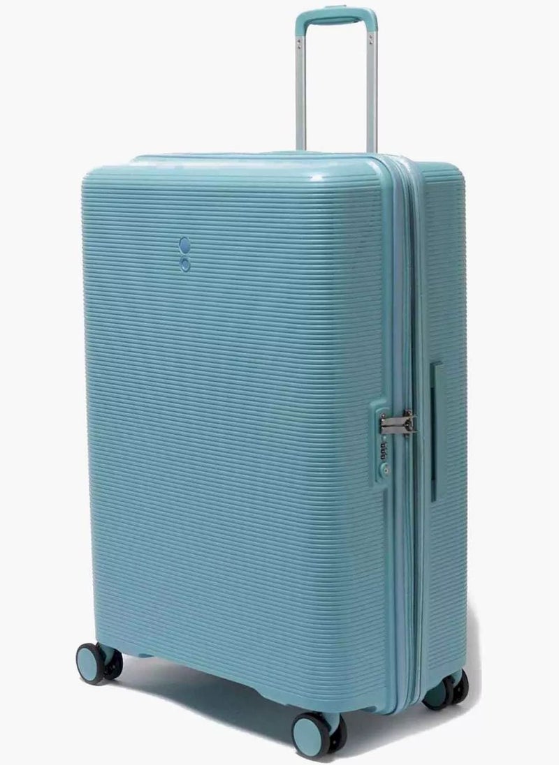 Echolac Forza 65 Cm Hardcase 4-Double Wheeled Expandable Check-In Luggage Trolley - Coastal Blue - Image 5