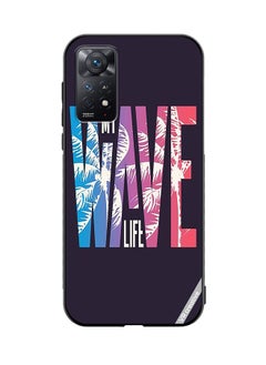 Protective Case Cover For Xiaomi Redmi Note 11E Pro Wave Design Multicolour