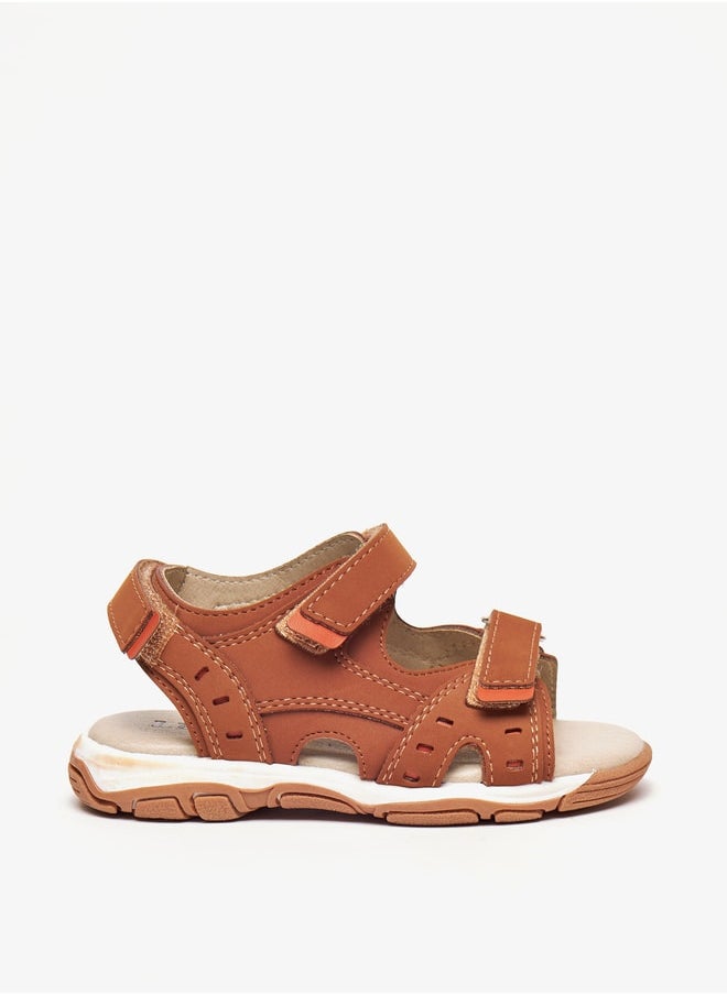 LBL by Shoexpress - Boy's Stitch Detail Floaters With Hook And Loop Closure - Image 1