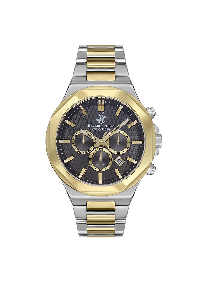 BEVERLY HILLS POLO CLUB Men's Chronograph Round Shape Metal Wrist Watch BP3361X.260 - 46 mm
