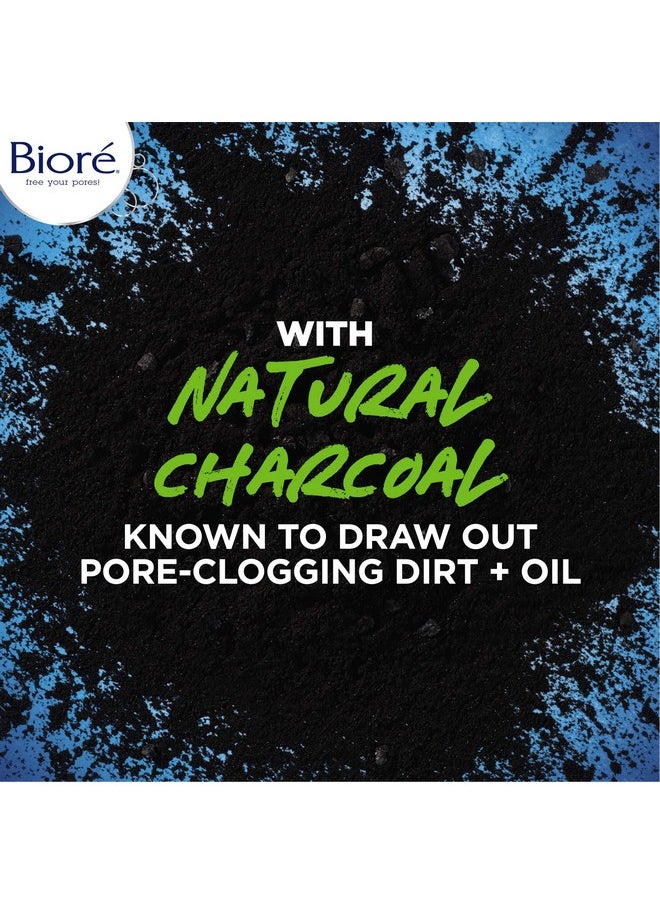 Biore Men'S Skincare Charcoal Face Wash Deep Cleans Pores & Refreshes Skin 6.77 Fl. Ounces  - Image 3