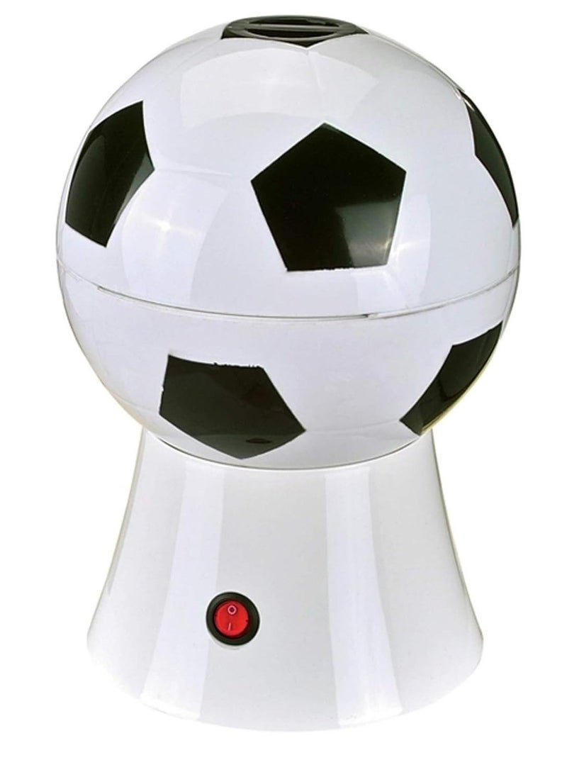 ELTRAZONE Hot Air Popcorn Maker, 1200W Soccer/Basketball/Volleyball Style Popcorn Machine, Healthy Oil-Free Popcorn, Perfect for Family Cinema Nights, Parties & Game Days (Football Style) - Image 2