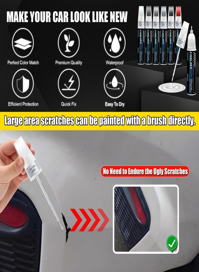 COSLAKE Car Touch Up Paint(Ruby Flare Pearl(3T3(Include 2YD))) for Toyota, Car Paint Scratch Repair Kit, Quick & Easy Solution to Repair, 2 in 1 Scratch Remover Pen with Color-Matched - Image 4