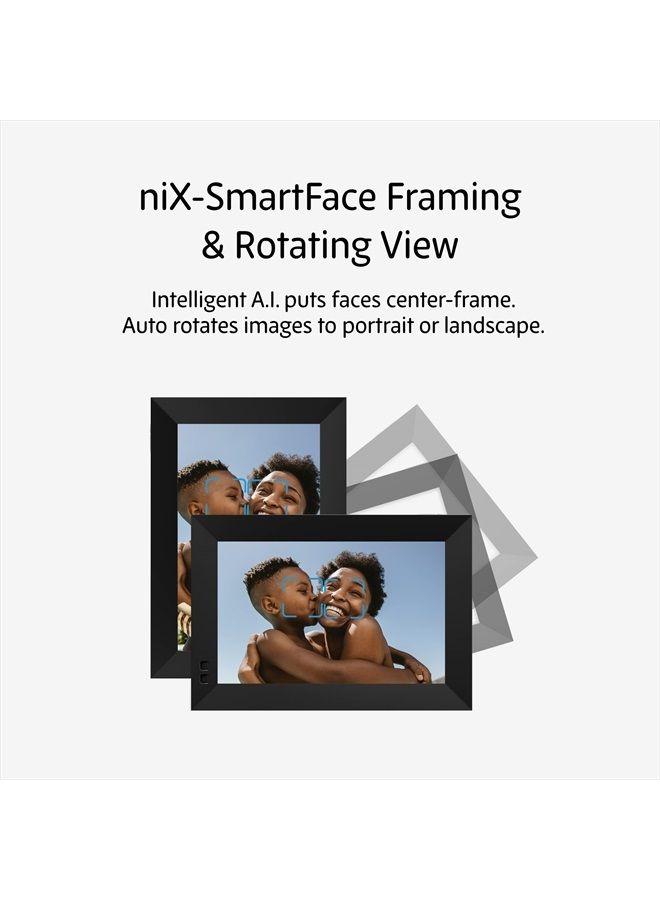 nixplay Smart Digital Picture Frame 10.1 Inch, Share Video Clips and Photos Instantly via E-Mail or App, Wi-Fi, buttons - Image 3