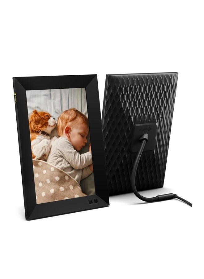 nixplay Smart Digital Picture Frame 10.1 Inch, Share Video Clips and Photos Instantly via E-Mail or App, Wi-Fi, buttons - Image 1