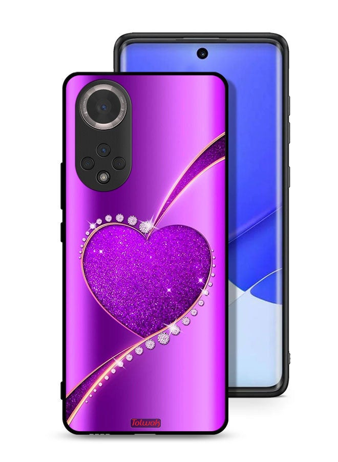 Tolwak Honor 50 Protective Case Cover Glitter Heart - Image 1