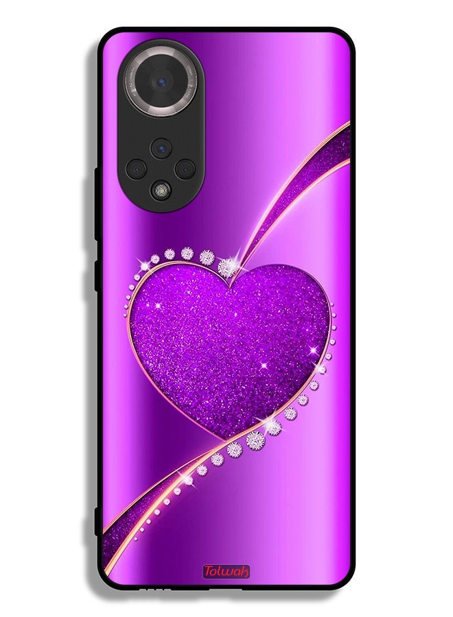 Tolwak Honor 50 Protective Case Cover Glitter Heart - Image 2
