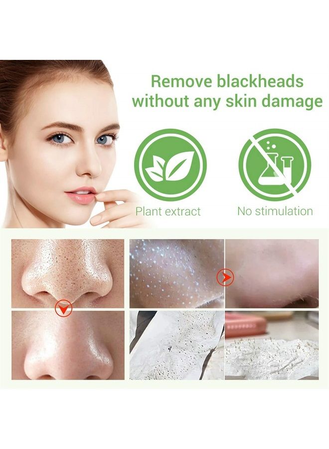 Breylee قناع إزالة الرؤوس السوداء، قناع شرائح الرؤوس السوداء بزيت شجرة الشاي (17 مل، 0.6 أونصة سائلة) (مع 100 قطعة من ورق الشرائط)  - Image 5