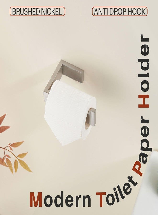 KOKOSIRI Toilet Paper Holder Brushed Nickel for Kitchen Bathroom Washroom Toilet Tissue Roll Paper Holder Wall Mount Stainless Steel B2009BR - Image 3