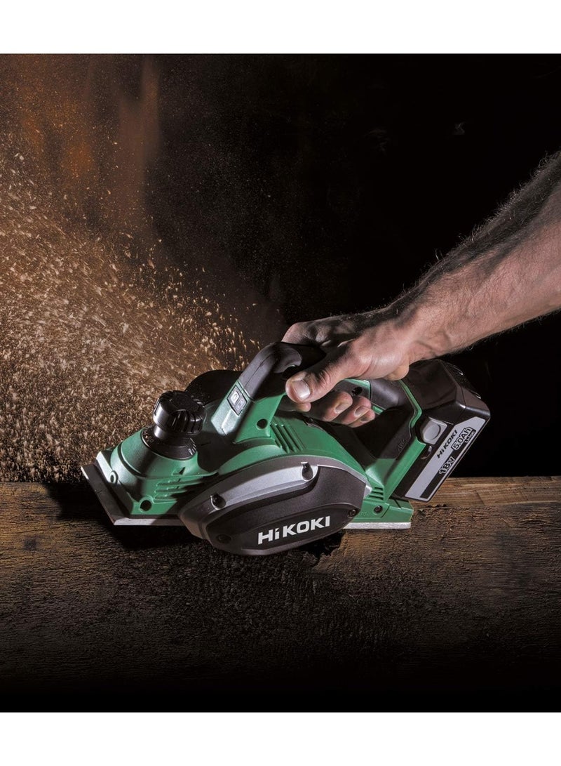 Hikoki مخطط يدوي كهربائي هيكوكاي P20STE6Z 82 مم | محرك قوي 580 واط، تصميم خفيف الوزن 2.5 كجم – أداة نجارة دقيقة لإنهاء سلس، تقليم وتشكيل - Image 3
