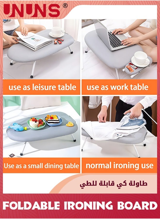 UNUNS Tabletop Ironing Board,Folding Tabletop Ironing Board With Fixed Sleeve And Iron Holder,Portable Folding Mini Iron Board For Sewing,Household,Craft Room,Dorm  - Image 5