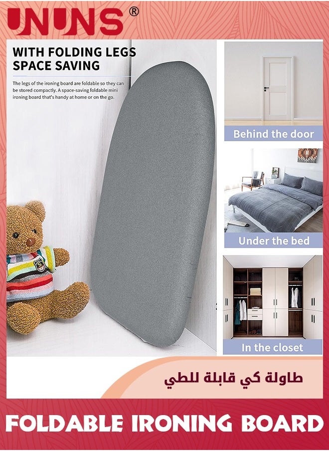 UNUNS Tabletop Ironing Board,Folding Tabletop Ironing Board With Fixed Sleeve And Iron Holder,Portable Folding Mini Iron Board For Sewing,Household,Craft Room,Dorm  - Image 4