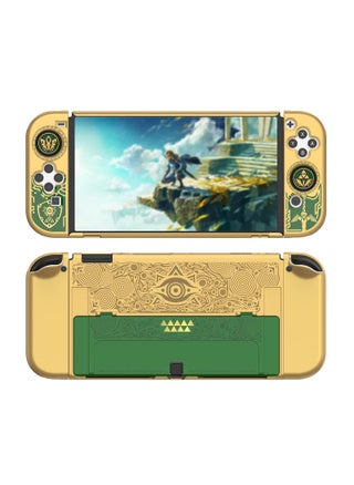 Dockable for Switch OLED Protective Case Hard Shell Case Cover Compatible for Nintendo Switch OLED Switch Oled Case Protector with Comfortable for Joy-Con Grip cover and 2 Joystick Thumb Cap - pzsku/Z70E32346B5EB25D0E67DZ/45/_/1703223279/3f3bb8a4-0814-43cf-97c9-f98810fe03c2