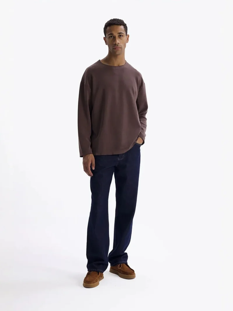 Giesto GIESTO Men's Long Sleeve Crew Neck T-Shirt