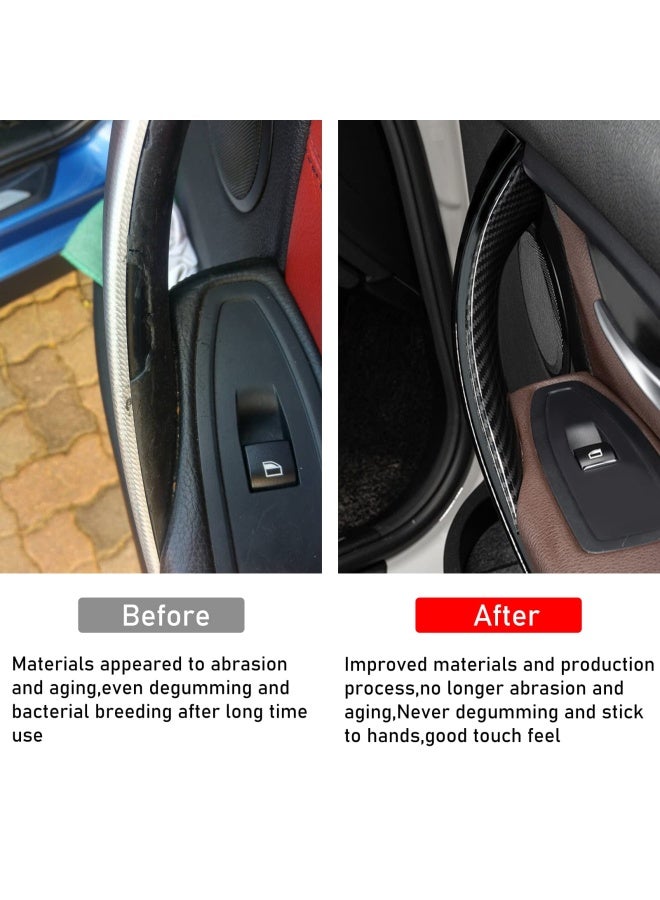 TTCR-II TTCRII Compatible with BMW 3 Series F30 Door Handle Covers 4 Series 2 Pcs Door Handle Wraps Fit BMW 328i 330i 335i F30F31 20122018 and 428i 435i F32 20142017 Not Real Carbon - Image 4