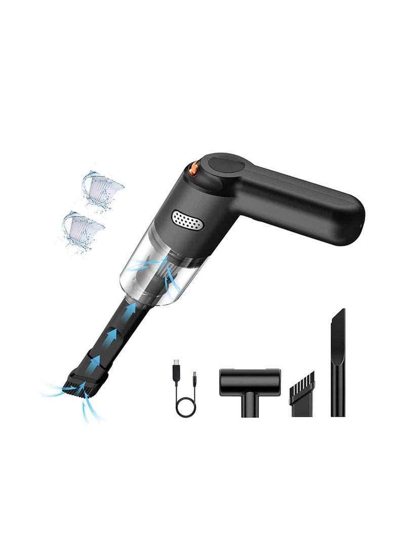 SYOSI Car Handheld Vacuum, 10000PA Suction, Wireless Vacuum Cleaner with Low Noise, Car Vacuum Cordless Rechargeable, Portable Compressed Air Duster for Car and Home - Image 1