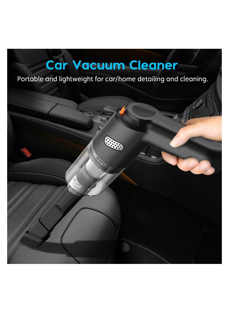 SYOSI Car Handheld Vacuum, 10000PA Suction, Wireless Vacuum Cleaner with Low Noise, Car Vacuum Cordless Rechargeable, Portable Compressed Air Duster for Car and Home - Image 3