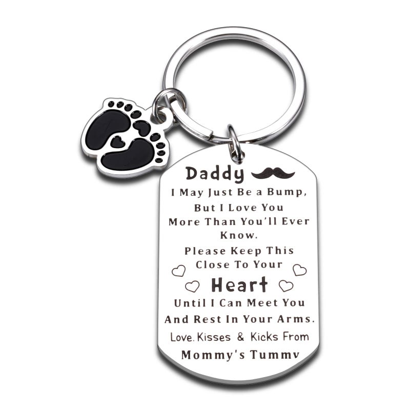 Expectant Dad Gifts Father Day Gift for New Dad New Dad to Be Gifts Baby Shower Gifts for Dad Keychains Pregnancy Announcement Gifts for Husband Baby Reveal Gifts for First Father Day Gifts