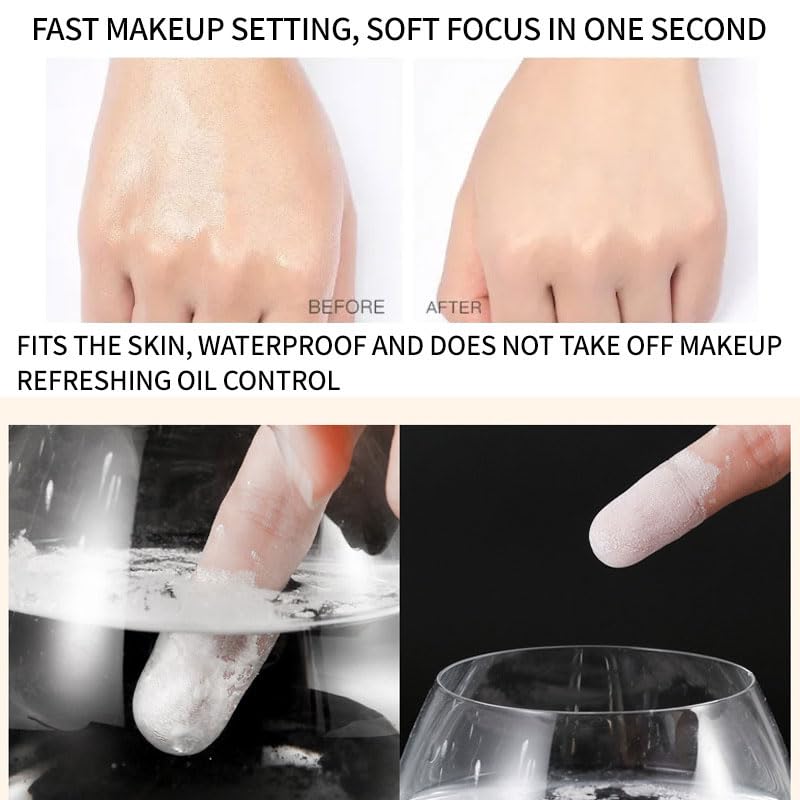 LemonSac 2PCS Loose Face Powder, Oil Control Minimizes Pores and Fine Lines, Loose Baking Face Setting Powder Makeup, Oil Control Soft Focus Effect Make Up, Matte Ultra Flawless Finish,8g (02# Pink Complexion) - Image 4