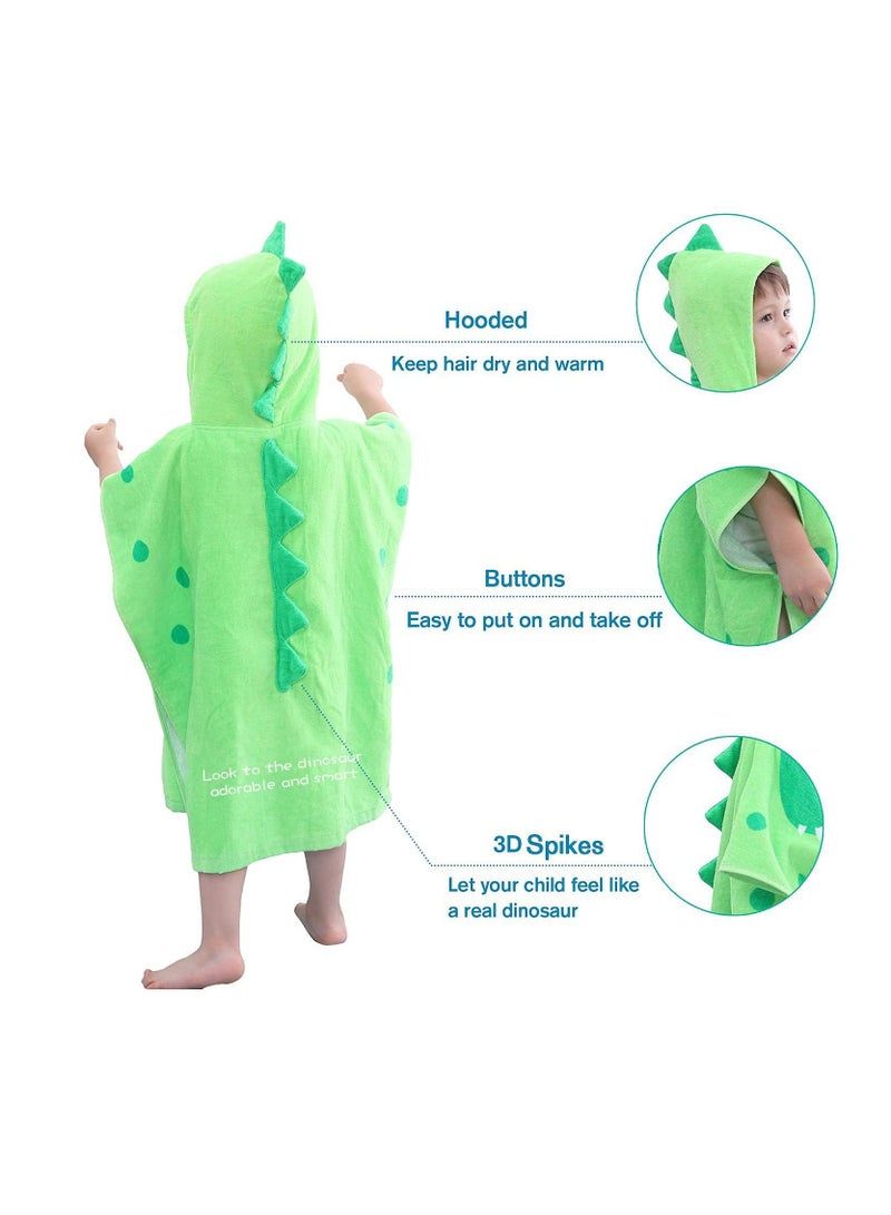 SYOSI Kids Bath Beach Towel Terry Cloth Cover for Boys Girls Softest Hooded Wrap Pool Babie Toddler Bathrobe - Image 5