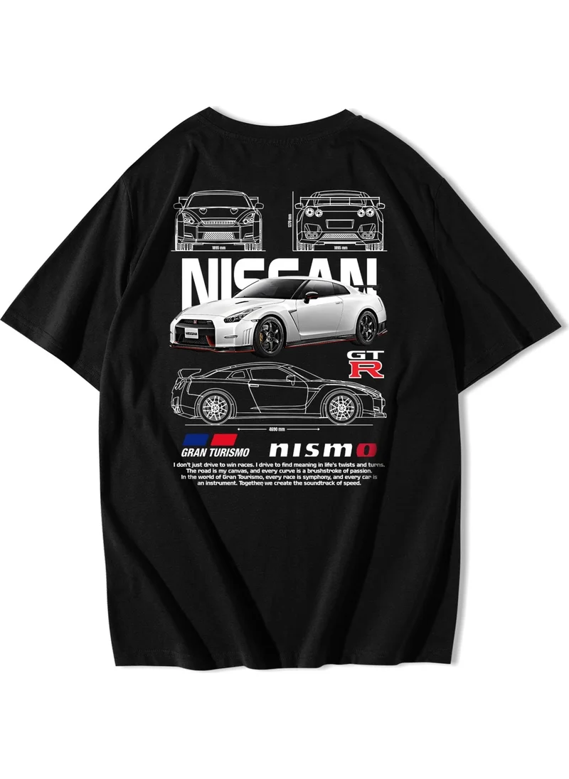 BRZ Collection Unisex Oversize Nissan Gtr Nismo T-Shirt