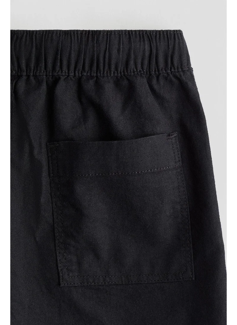 H&M Linen-blend shorts