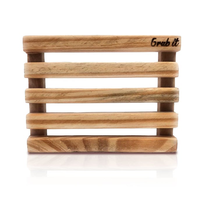 PINE WOODEN HANDMADE SOAP DISH SET OF 2 SOAP CASE HOLDER FOR SHOWER BATHROOM AND KITCHEN