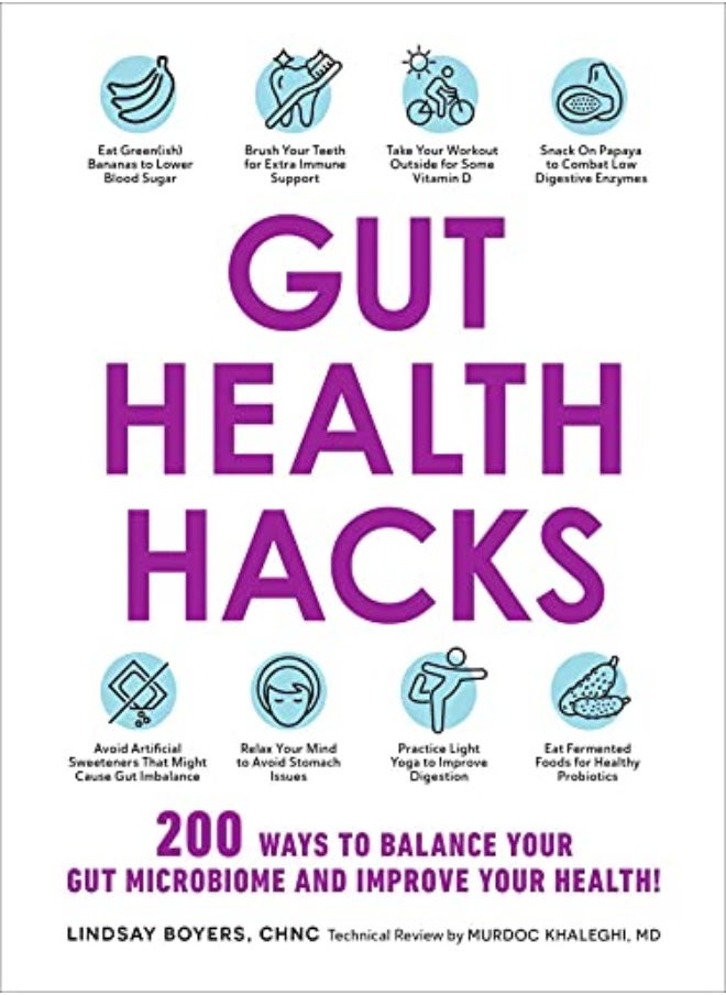 null - Gut Health Hacks: 200 Ways to Balance Your Gut Microbiome and Improve Your Health! - Image 1