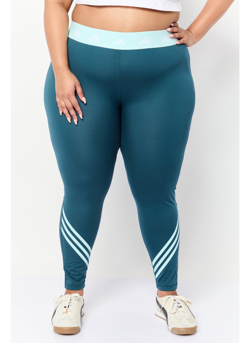 Adidas Women Sportswear Fit Training Legging, Green  - Image 1