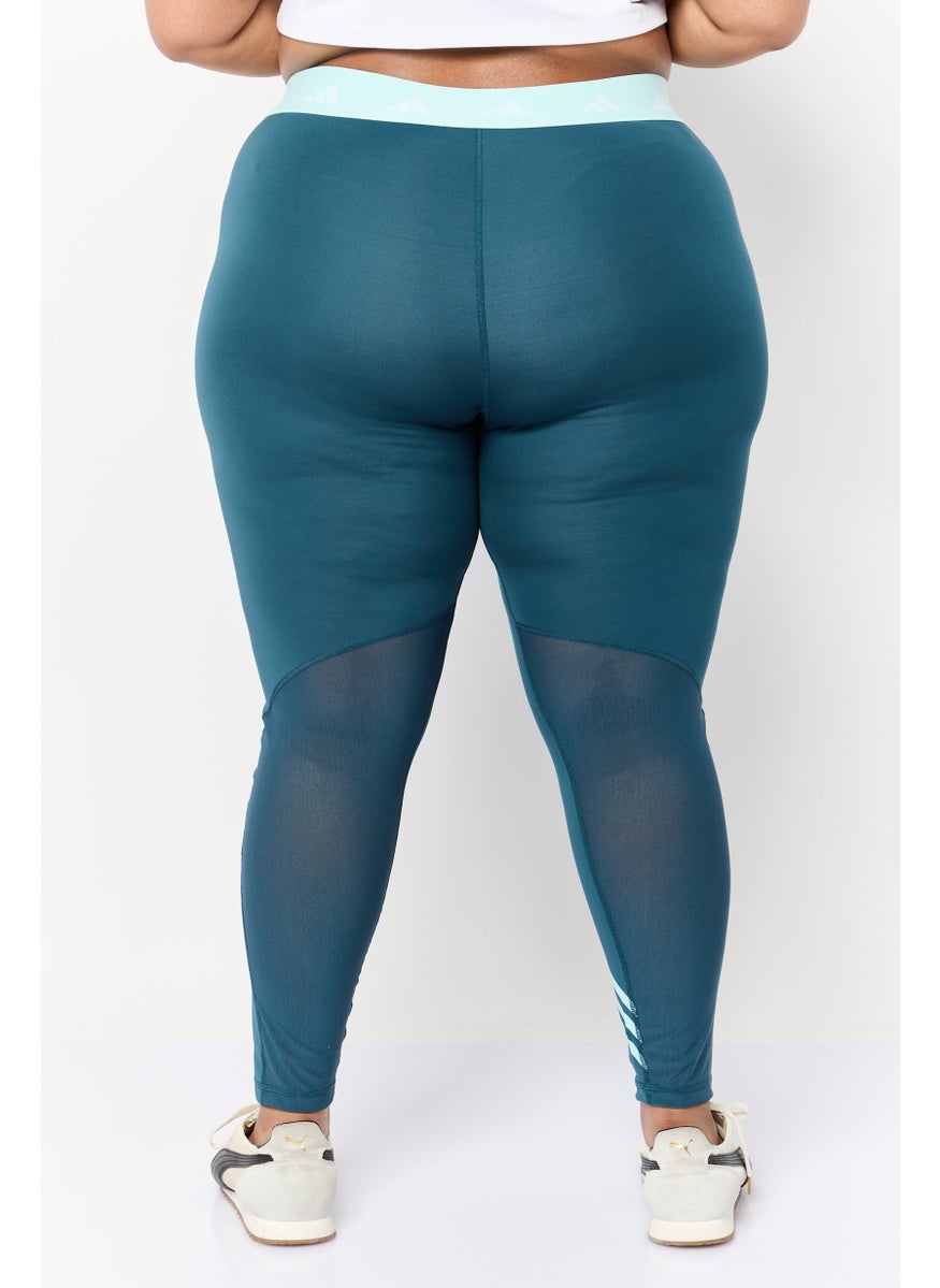 Adidas Women Sportswear Fit Training Legging, Green  - Image 2