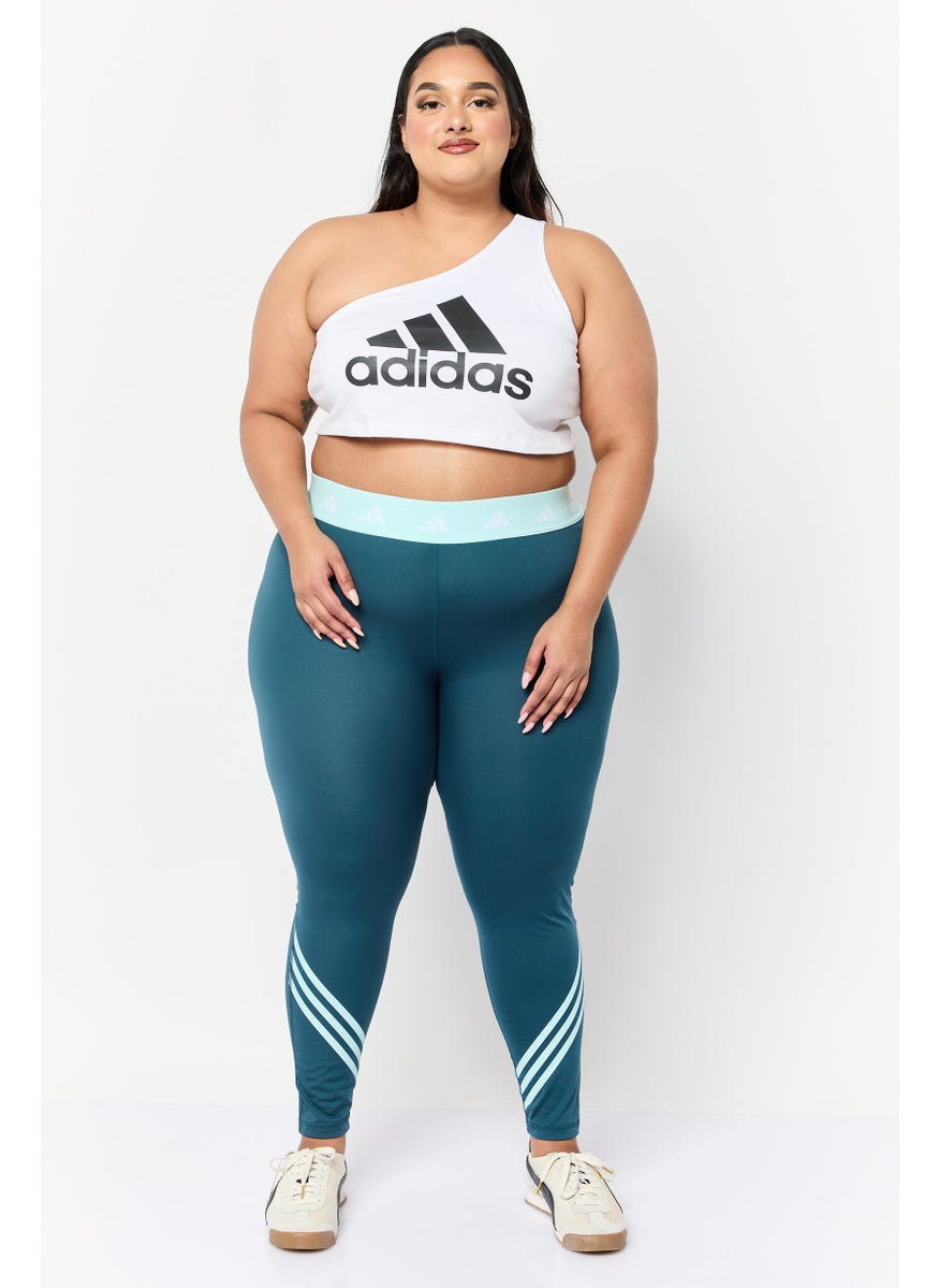 Adidas Women Sportswear Fit Training Legging, Green  - Image 4