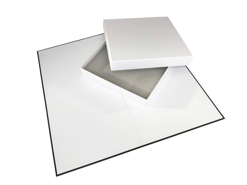 Apostrophe Games Blank Game Board & Box (20" x 20" Board) Create Your Own Board Game, DIY Board Game, Family Board Games - Image 1