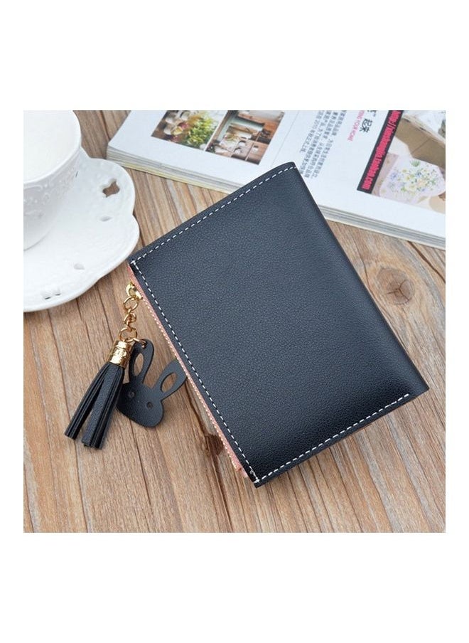 NIBEMINENT PU Zipper Wallet Black/White/Brown  - Image 3