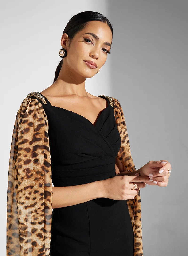 Akadia Fashion Evening Maxi Dress